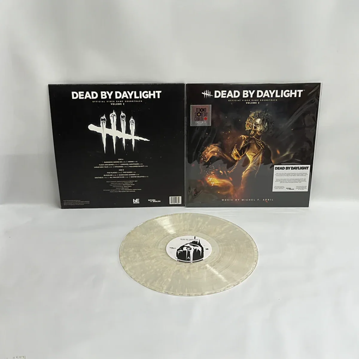 Dead By Daylight Soundtrack Volume 2 (White Splatter - Canada Record Store Day Exclusive) - Image 2